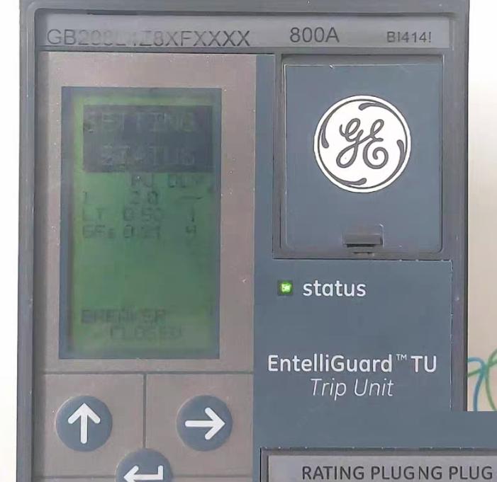 EntelliGuard TU Trip Unit Conversion GC216L4XXXRXXXX 800A Gray