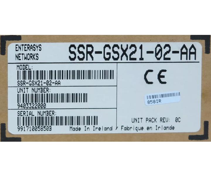 2-Port 1000BASE-SX SSR-GSX21-02-AA