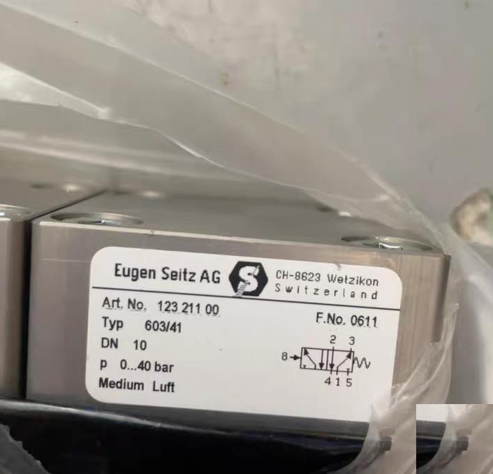 Eugen Seitz AG 12321100 603 41 DN10 0 40bar Luft