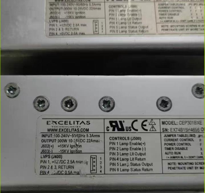 Excelitas CEP301BXE   300W       100-240V   10-25VDC 22A