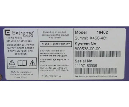 X460-48T