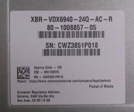 VDX6940-36Q XBR-VDX6940-24Q-AC-R 24-Active 40GbE