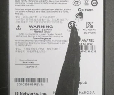 Big-IP F5-BIG-LTM-4200V 4200V