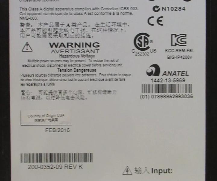 Big-IP F5-BIG-LTM-4200V 4200V