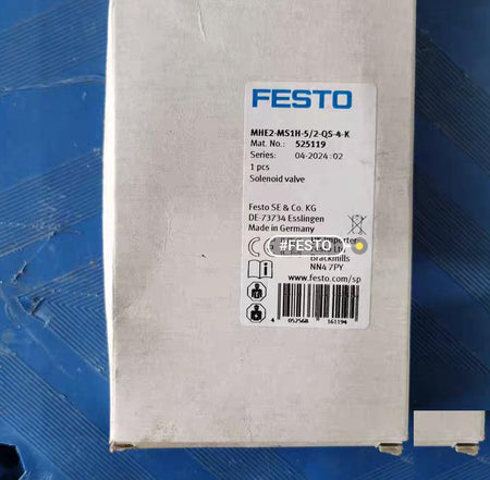 FESTO MHE2-MS1H-5 2-QS-4-K 525119 5 24V 1A IP55