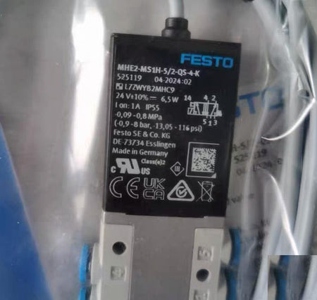 FESTO MHE2-MS1H-5 2-QS-4-K 525119 5 24V 1A IP55