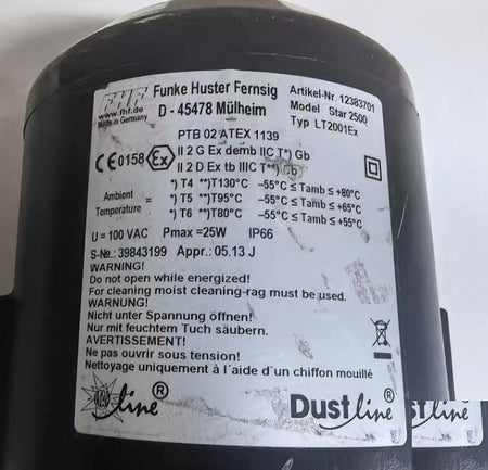 FHF 2500 Star 2500 LT2001Ex IP66 100VAC 25W
