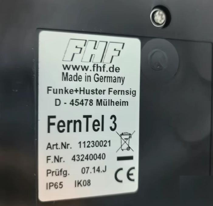 FHF FernTel 3 11230021 LCD 21 IP65 IK08