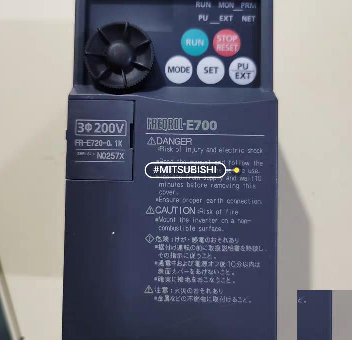 FR-E720-0 1K 200V 0 1KW 1