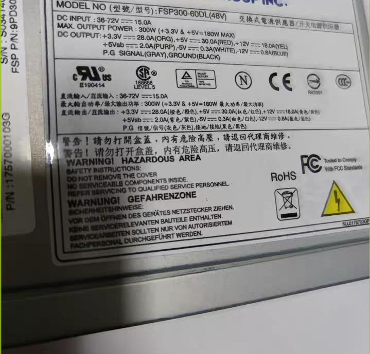 FSP300-60DL   48V  ACE-932T-RS ACE-4860AP-RS          300W