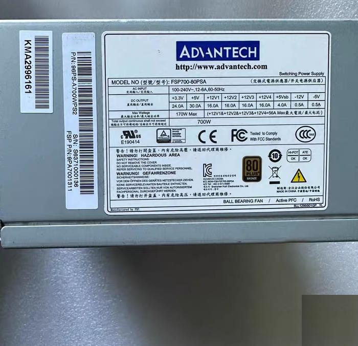 FSP500-60PFG PWS-502-PQ FSP460-60GLC IPC-610L 610H FSP250-70PFU FSP400-60PFG 400WFSP700-80PSA SK PS8-700ATX-ZE FSP650-80GHN FSP400-60PFN