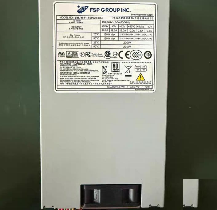 FSP FSP270-60LE flex 1u itx nas 200