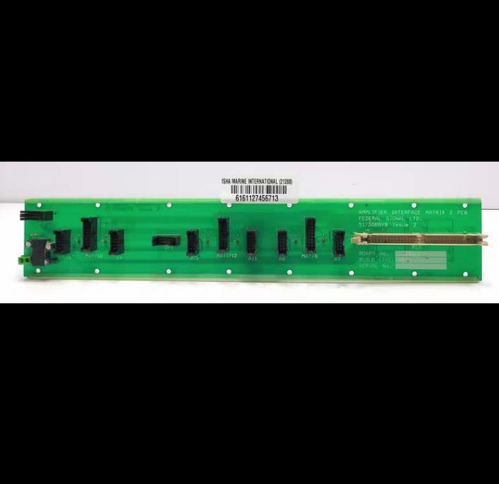 Federal Signal Ltd 5173088YB Issue 2 Amplifier Interface Matrix 2 PCB Card