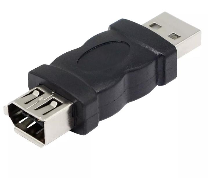 Firewire IEEE 1394 6 Pin 6P Female to USB A Male Printer PDA Adapter Convertor