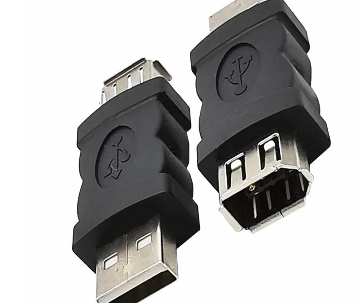 Firewire IEEE 1394 6 Pin 6P Female to USB A Male Printer PDA Adapter Convertor