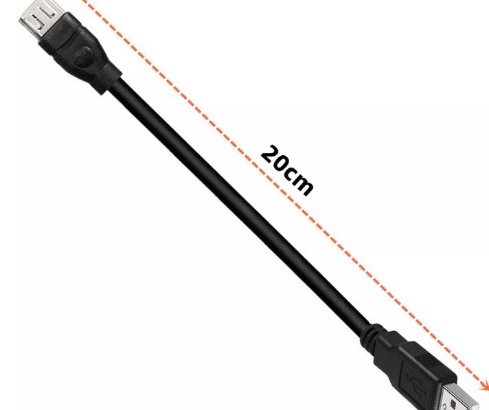 Firewire IEEE 1394 6 Pin Female to USB 2 0 A Male Converter Cable Cord Hard Disk