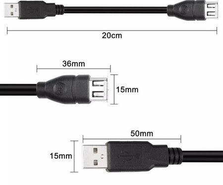 Firewire IEEE 1394 6 Pin Female to USB 2 0 A Male Converter Cable Cord Hard Disk