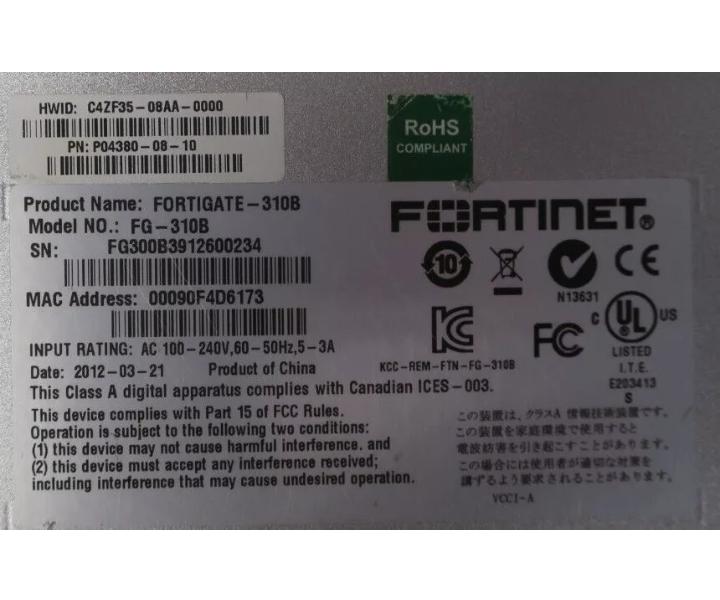 FG-310B 310B 1GbE RJ45