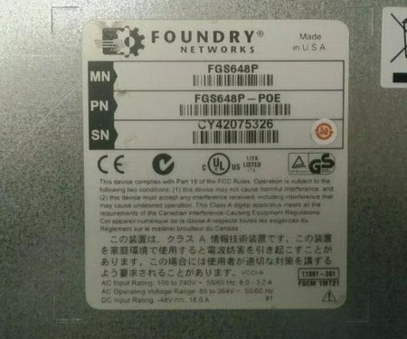 648P-PoE FGS648P-PoE