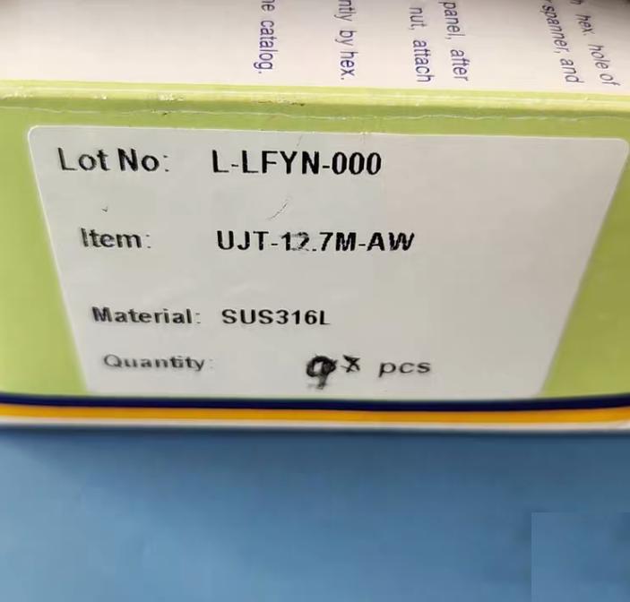 Fujikin UJT-12 7M-AW-S 35 Fujikin UJT-12 7M-AW 13 Swagelok316L VIM-VAR Micro-Fit® 1 2 in 6LV-8MW-3 841 96