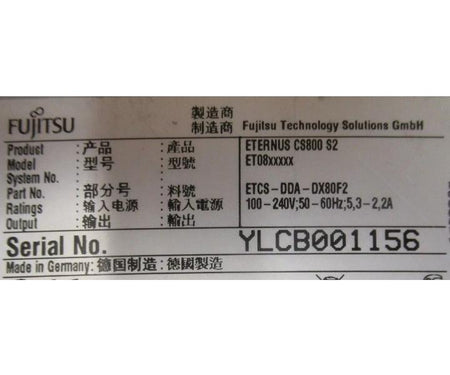 CA07145-C641 ETCS-DDA-DX80E2 CS800 DX80 22TB