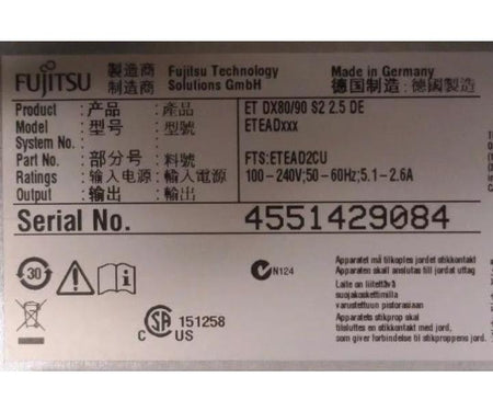 24-Bay FTS-ETEAD2CU DX80 900GB