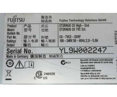 CS-TVCE-DX9F CA07237-E062 DX90 600GB