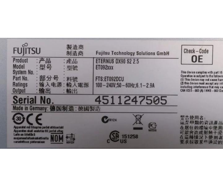 24-Bay FTS-ET092DCU CA07336-C001 DX90