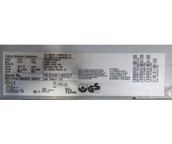 Quad-Core RX300 E5345 33GHz