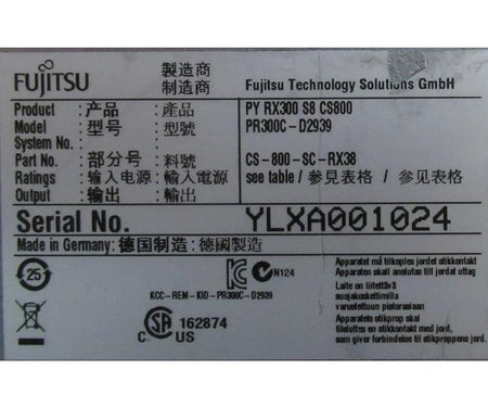 8-Core E5-2650v2 RX300 CS800 6GHz 256GB