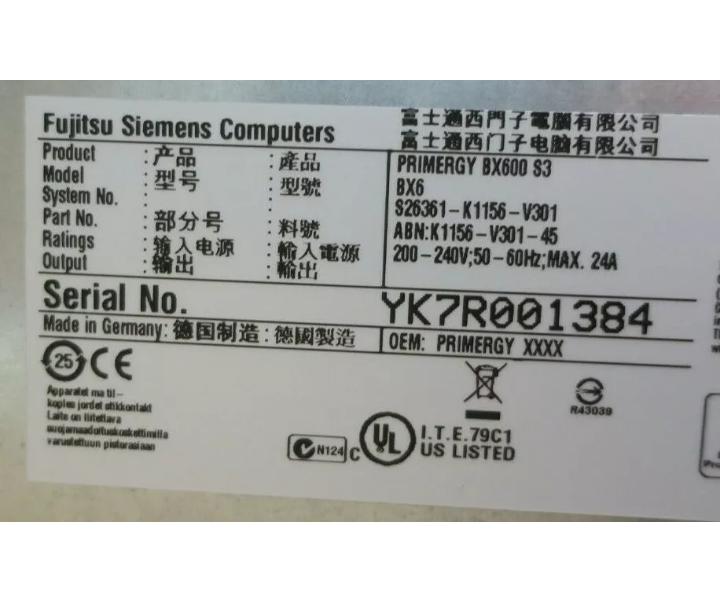 S26361-K1156-V301 BX600 BX620