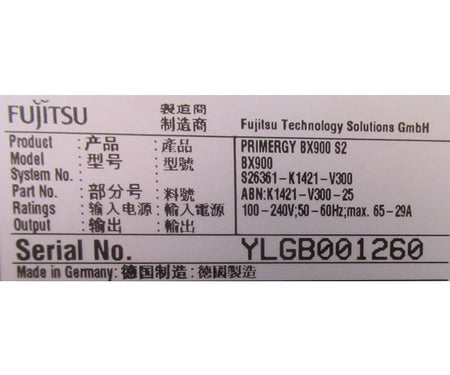 18-Slot S26361-K1421-V300 BX900