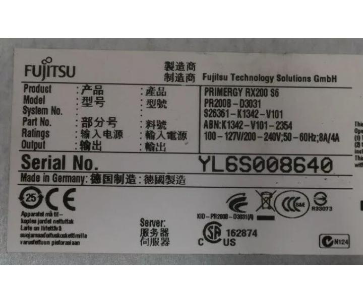 RX200 E5620 40GHz 96GB 300GB