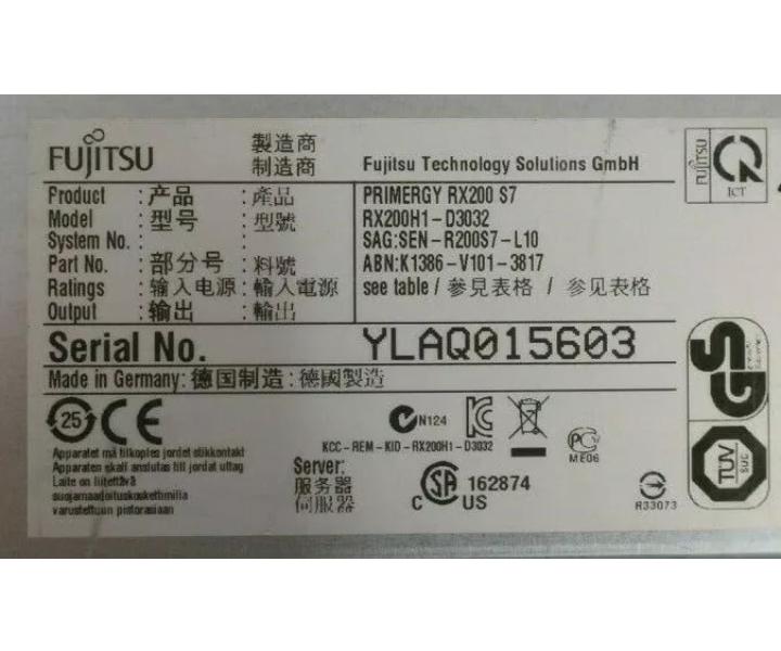 E5-2640 RX200 5GHz 16GB