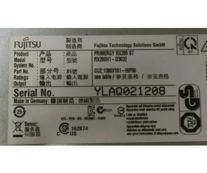 E5-2640 RX200 5GHz 32GB