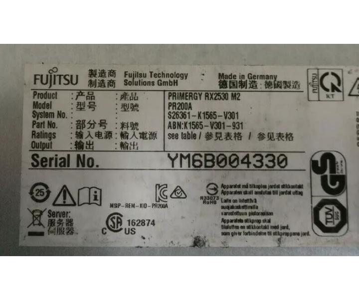E5-2603v4 RX2530 7GHz 256GB 600GB