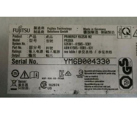 E5-2603v4 RX2530 7GHz 256GB 600GB