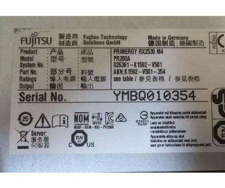RX2530 768GB