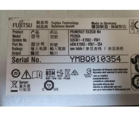 RX2530 768GB