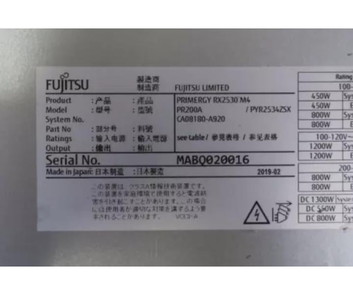 8-Core RX2530 96GB