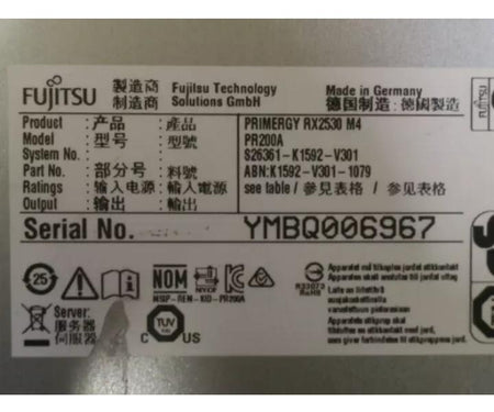 RX2530 288GB