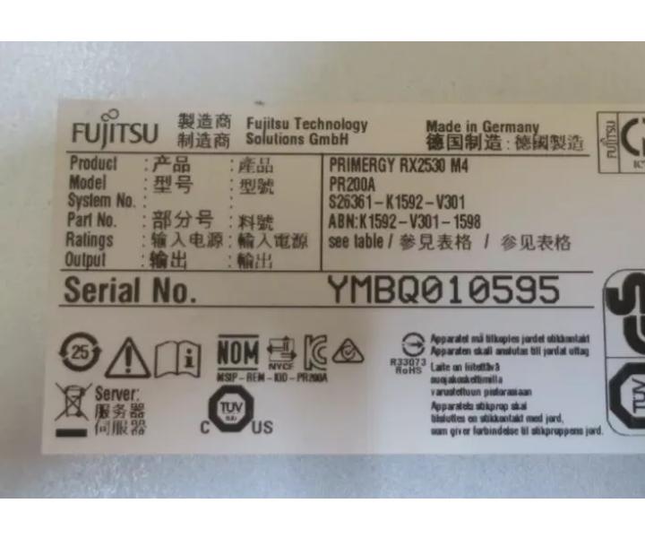 4-Bay RX2530 16GB 600GB
