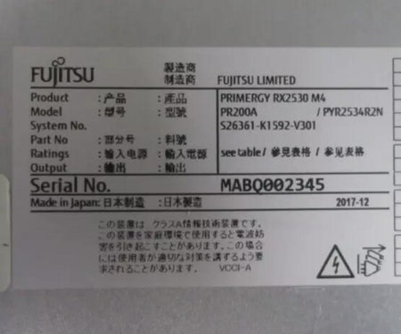 RX2530 WS2016