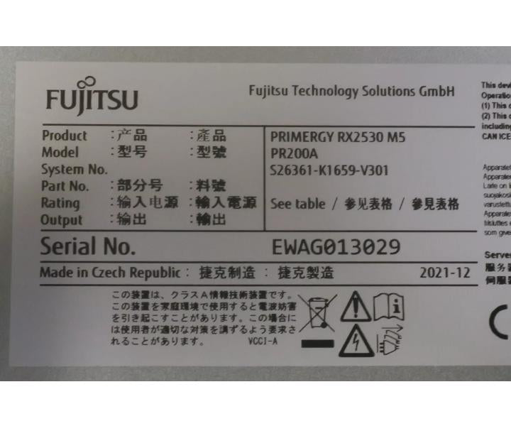 RX2530 6258R 768GB