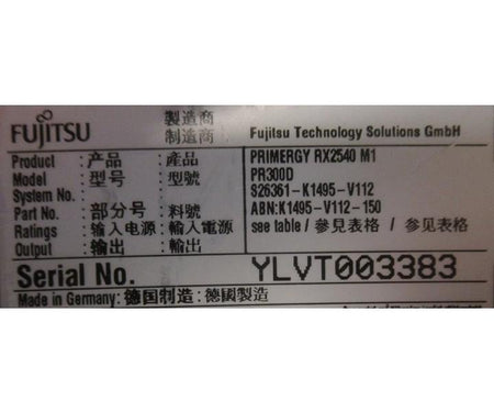 6-Core E5-2620v3 RX2540 4GHz 128GB
