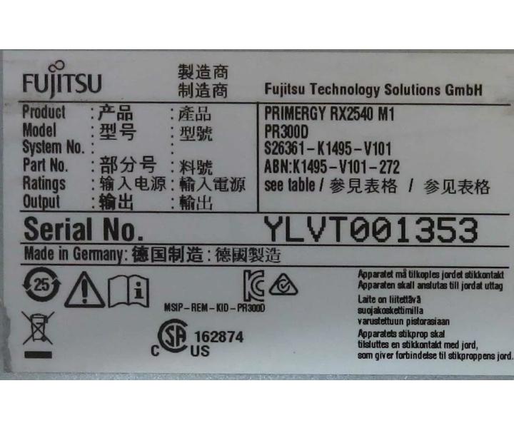 E5-2630v3 RX2540 4GHz 256GB
