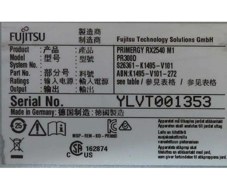 E5-2630v3 RX2540 4GHz 256GB