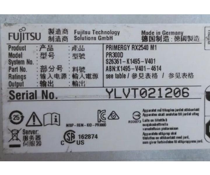 E5-2667v3 8-Bay RX2540 20GHz 64GB