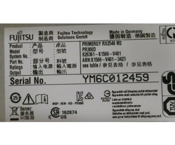 16-Core E5-2683V4 RX2540 10GHz 256GB 28TB
