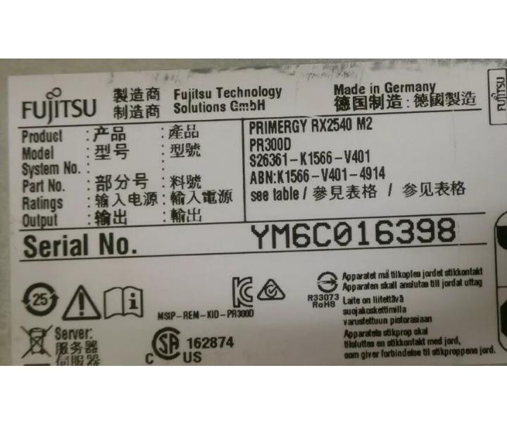 E5-2620v4 RX2540 8Core 1GHz 64GB 84TB